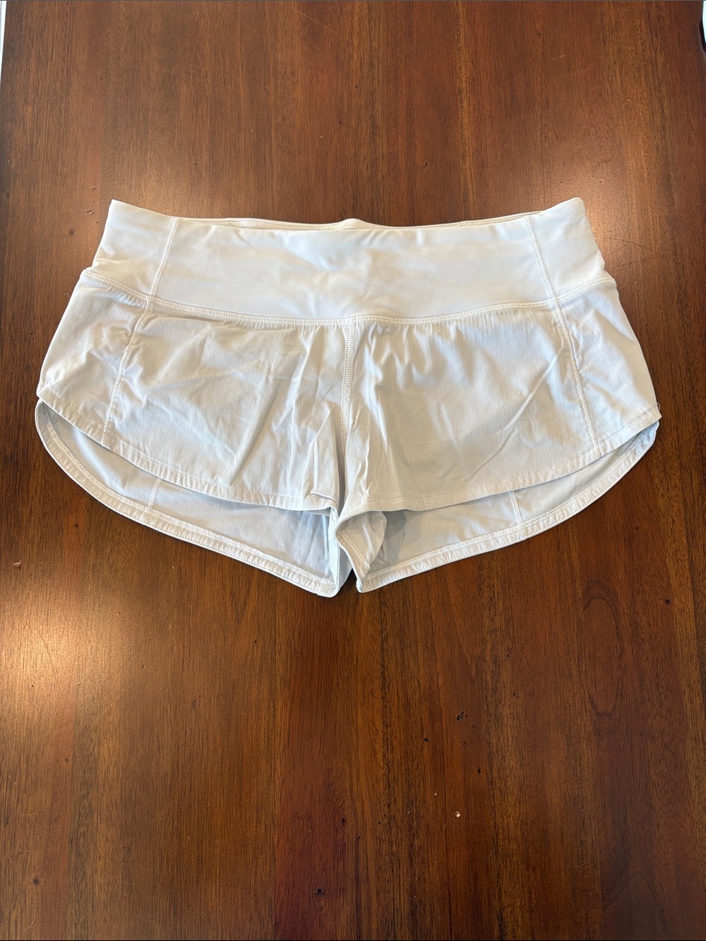 lululemon athletica soft white/light grey Women’s Athletic Shorts